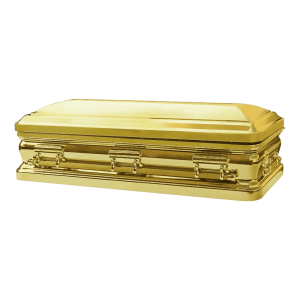 Gold Chrome Casket Full Couch